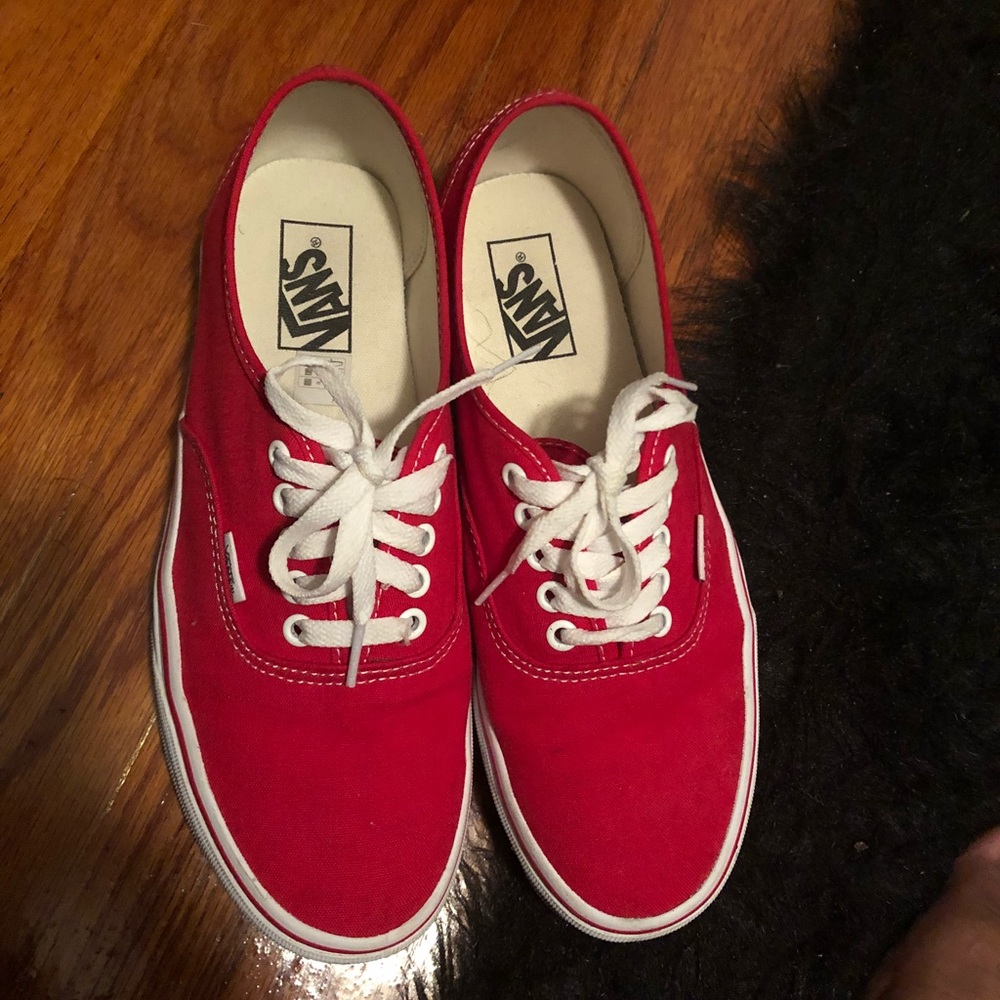 Red & White vans